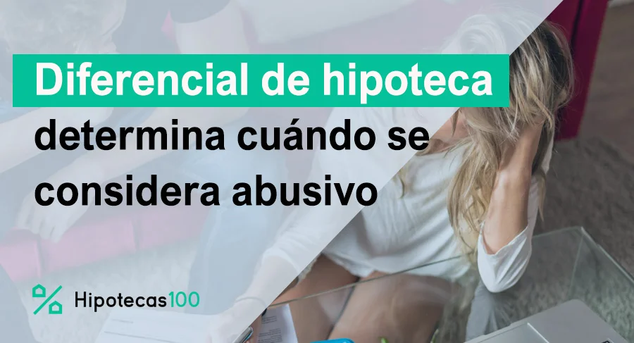 Pareja revisando papeles por diferencial de hipoteca abusivo