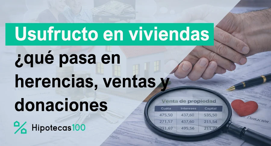 Pareja revisando documentos de usufructo de vivienda
