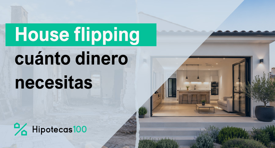 Antes y después de una cocina reformada en una operación de house flipping en España